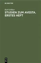 Book cover of Studien zum Avesta. Erstes Heft. by Karl Geldner