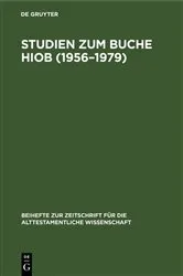 Book cover of Studien zum Buche Hiob (1956–1979) (2nd ed.) by Unknown