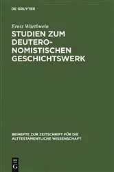 Book cover of Studien zum Deuteronomistischen Geschichtswerk by Ernst Würthwein