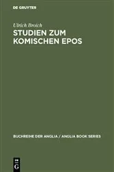 Book cover of Studien zum komischen Epos by Ulrich Broich