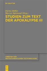 Book cover of Studien zum Text der Apokalypse III by Marcus Sigismund