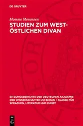 Book cover of Studien zum west-östlichen Divan by Momme Mommsen