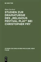 Book cover of Studien zur Dramaturgie des 