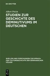 Book cover of Studien zur Geschichte des Deminutivums im Deutschen by Albert Polzin