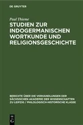 Book cover of Studien zur indogermanischen Wortkunde und Religionsgeschichte by Paul Thieme