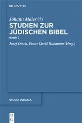 Book cover of Studien zur jüdischen Bibel by Johann Maier