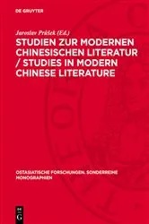 Book cover of Studien zur modernen chinesischen Literatur / Studies in modern Chinese Literature by Unknown