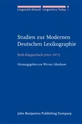 Book cover of Studien zur Modernen Deutschen Lexikographie by Unknown