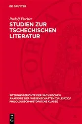 Book cover of Studien zur tschechischen Literatur by Rudolf Fischer