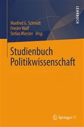 Book cover of Studienbuch Politikwissenschaft by Manfred G Schmidt