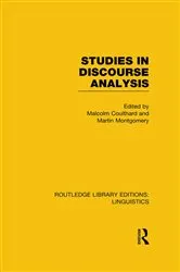 Book cover of Studies in Discourse Analysis (RLE Linguistics B: Grammar) by Unknown