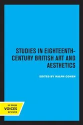 Book cover of Studies in Eighteenth-Century British Art and Aesthetics by Unknown