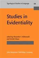 Book cover of Studies in Evidentiality by Alexandra Y. Aikhenvald