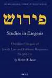 Book cover of Studies in exegesis by H. Basser