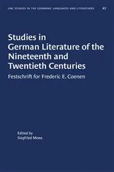 Book cover of Studies in German Literature of the Nineteenth and Twentieth Centuries by Siegfried Mews