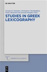 Book cover of Studies in Greek Lexicography by Georgios K. Giannakis