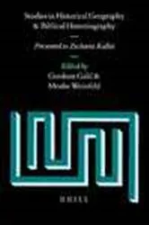 Book cover of Studies in historical geography and biblical historiography by G. Galil