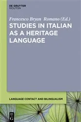 Book cover of Studies in Italian as a Heritage Language by Francesco Bryan Romano