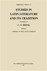 Book cover of Studies in Latin Literature and Its Tradition by J. Diggle