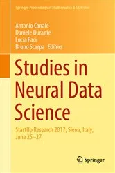 Book cover of Studies in Neural Data Science by Antonio Canale