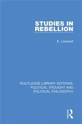 Book cover of Studies in Rebellion by E. Lampert