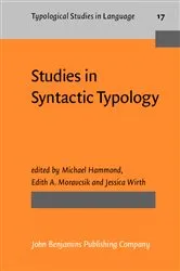 Book cover of Studies in Syntactic Typology by Unknown