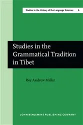 Book cover of Studies in the Grammatical Tradition in Tibet by Unknown
