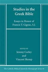 Book cover of Studies in the Greek Bible by Jeremy Corley