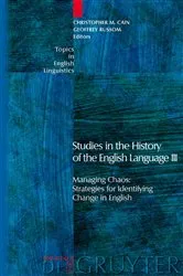 Book cover of Studies in the History of the English Language III by Christopher M. Cain