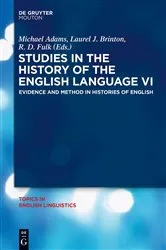 Book cover of Studies in the History of the English Language VI by Unknown