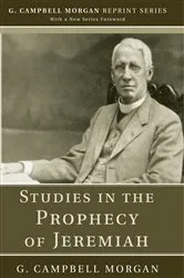 Book cover of Studies in the Prophecy of Jeremiah by G. Campbell Morgan