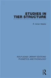 Book cover of Studies in Tier Structure by R. Armin Mester