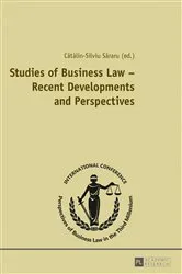 Book cover of Studies of Business Law – Recent Developments and Perspectives by Catalin-Silviu Sararu