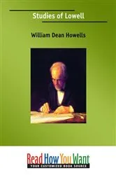 Book cover of Studies of Lowell by William Dean Howells