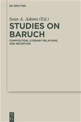 Book cover of Studies on Baruch by Sean A. Adams