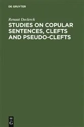 Book cover of Studies on Copular Sentences, Clefts and Pseudo-Clefts by Unknown