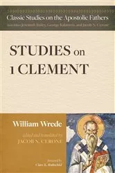 Book cover of Studies on First Clement by William Wrede