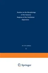 Book cover of Studies on the Morphology of the Sensory Regions of the Vestibular Apparatus by H. H. Lindemann