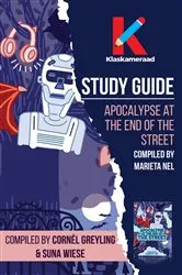 Book cover of Study Guide: Apocalypse at the end of the street by Cornél Greyling