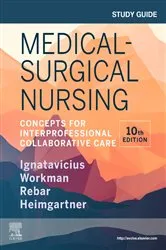 Book cover of Study Guide for Medical-Surgical Nursing - E-Book (10th ed.) by Ignatavicius MS, RN, CNE, CNEcl, ANEF, FAADN, Donna D.