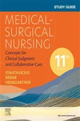 Book cover of Study Guide for Medical-Surgical Nursing - E-Book (11th ed.) by Ignatavicius MS, RN, CNE, CNEcl, ANEF, FAADN, Donna D.