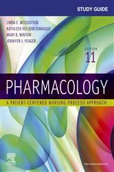 Book cover of Study Guide for Pharmacology - E-Book (11th ed.) by McCuistion PhD, MSN, RN, Linda E.