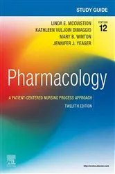 Book cover of Study Guide for Pharmacology - E-Book (12th ed.) by Winton PhD, MSN, RN, Mary B.
