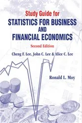 Book cover of Study Guide For Statistics For Business And Financial Economics by Ronald L Moy