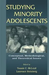 Book cover of Studying Minority Adolescents by Vonnie C. McLoyd