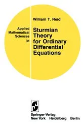 Book cover of Sturmian Theory for Ordinary Differential Equations by William T. Reid