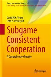Book cover of Subgame Consistent Cooperation by Unknown