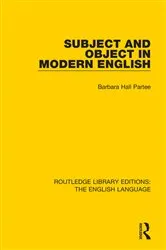 Book cover of Subject and Object in Modern English by Barbara H Partee