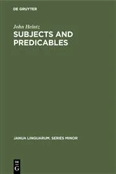 Book cover of Subjects and Predicables by Unknown