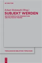Book cover of Subjekt werden by Eckart Reinmuth